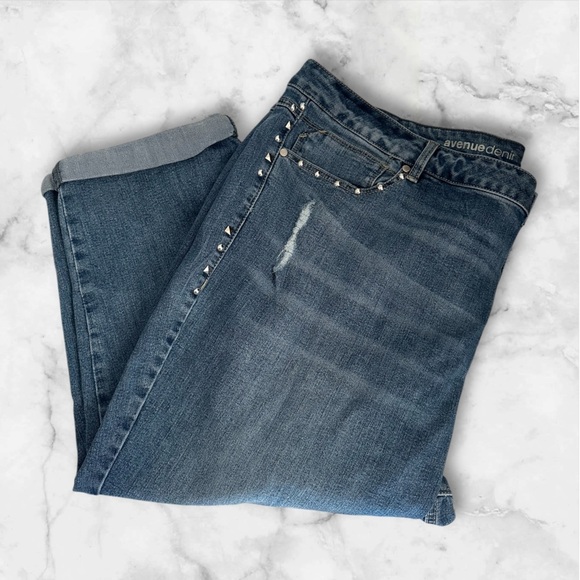 Avenue Denim Women’s Jean Capri Size 28 - Picture 1 of 10